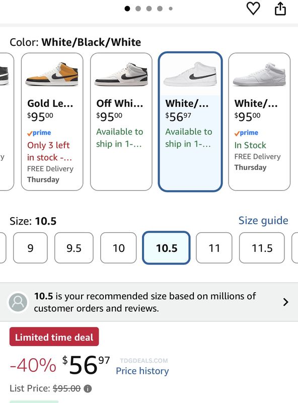 $57 NIKE MID SHOES ON AMAZON