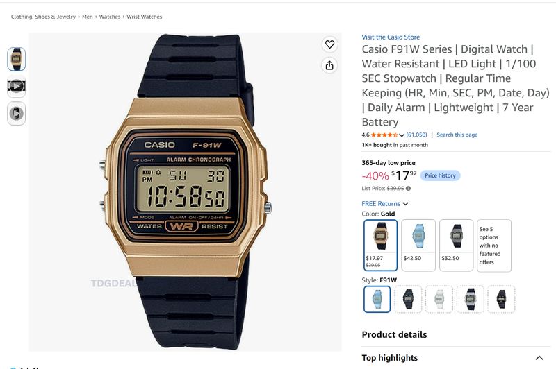 CASIO WATCH DEAL ⌚
