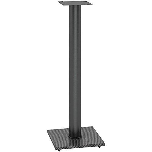 Atlantic Bookshelf Speaker Stands - Steel Construction, Pedestal Style & Built-in Wire Management, Support Bookshelf-Style Speakers up to 20 lbs. PN 77335799 - Black, Black, 2-Pack