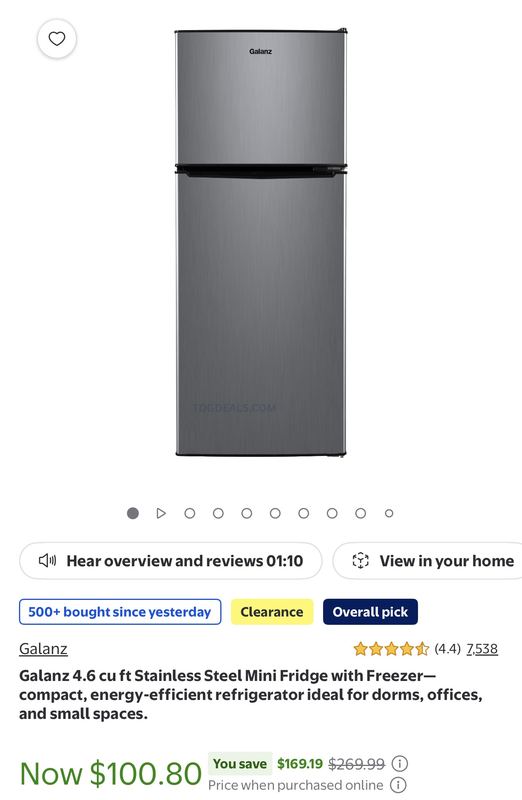 $100 MINI FRIDGE DEAL