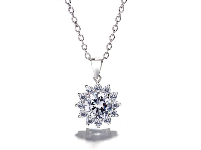 Preciosa Crystal Flower Pendant