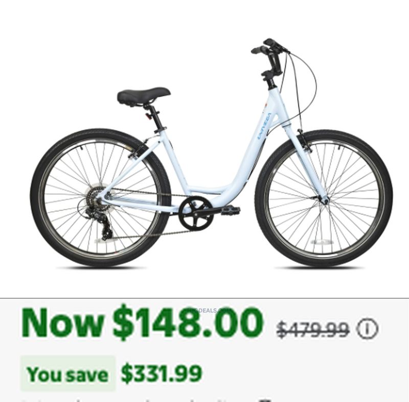 $479.99 UNISEX HYBRID BIKE NOW $148 🚴