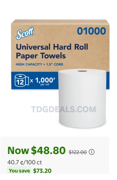 SCOTT PAPER TOWELS - 60% OFF ⚡