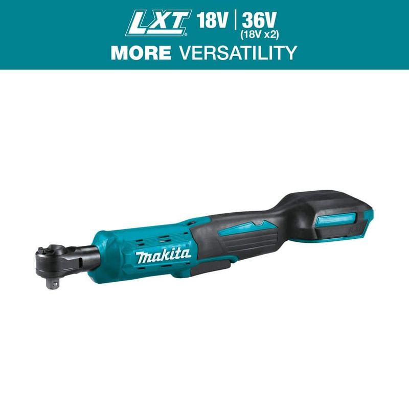 Makita - 3/8 in./1/4 in. 18V LXT Lithium-Ion Cordless Square Drive Ratchet (Tool-Only)