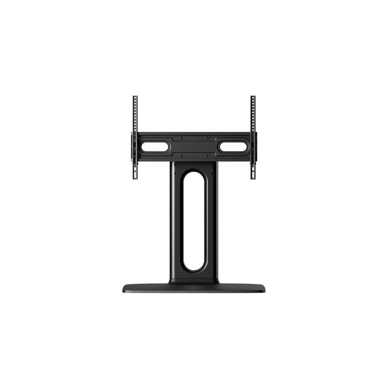 ErgoAv - Universal Swivel TV Stand for 46-86 in. LCD/LED TVs - Height Adjustable Tabletop TV Mount with Storage Compartment