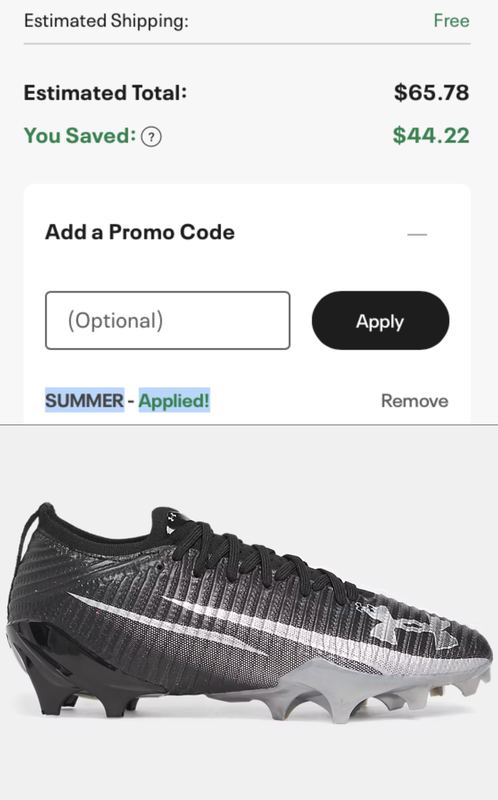 $110 - UA BLUR PRO FOOTBALL CLEATS FOR $65.78 🏈