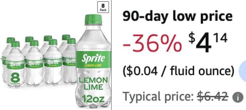 8-PACK OF 12oz SPRITE FOR $4???