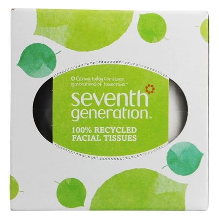 Seventh Generation 100% Recycled Facial Tissue, 2-Ply, 85/Box