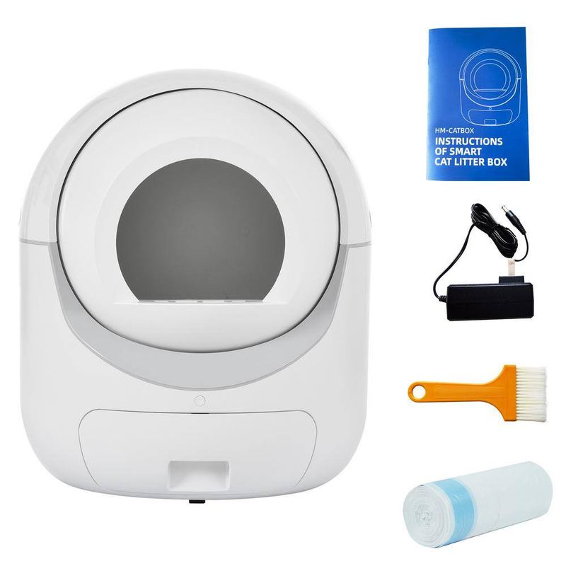 Tatayosi - Smart Automatic Cat Litter Box, Automatic Scooping and Odor Removal, App Control, Support 5Gand2.4G WiFi