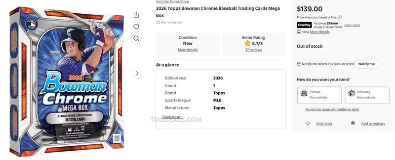 🚨 POSSIBLE RESTOCK!