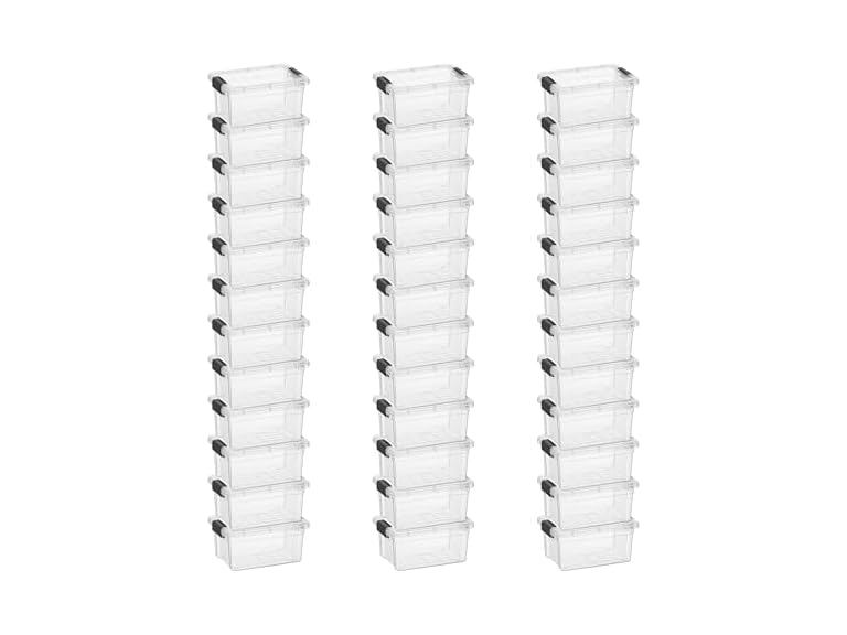 Superio Clear Storage Box 3.5 Quart 36 Pack