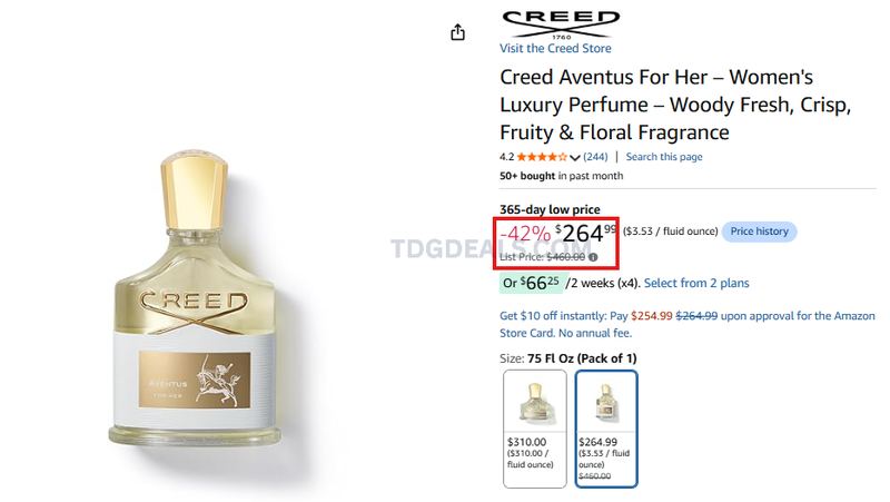 LUXURY FRAGRANCE FOR $264.99 👀