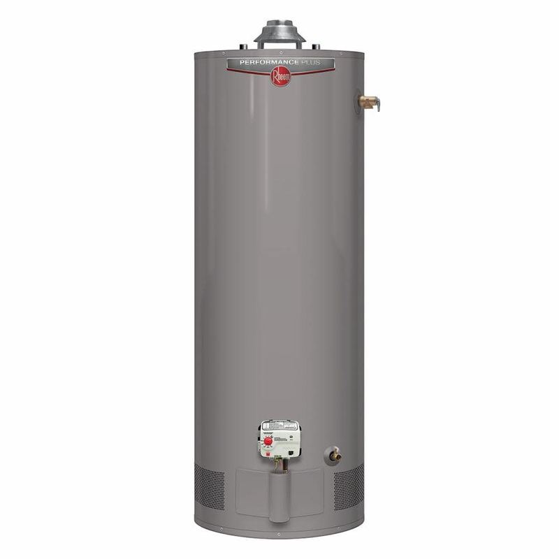 Rheem - Performance Plus 50 Gal. Tall 36,000 BTU Liquid Propane Water Heater with 9-Year Warranty