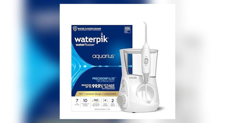 $99.99 WATERPIK AQUARIUS COUNTERTOP WATER FLOSSER FOR $59.99