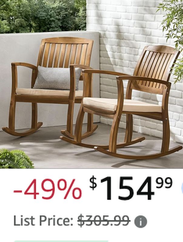$154.99 CHRISTOPHER KNIGHT ROCKING CHAIR