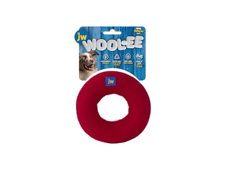 JW Wool-EE Ring Handmade 100% Wool All Natural Dog Toy