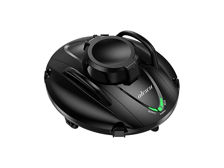 73% OFF: Alescu BLACK-JQR Cordless Robotic Pool Vacuum Black