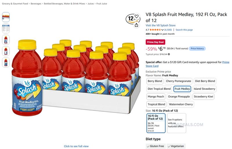 V8 SPLASH STOCK-UP DEAL 🍓