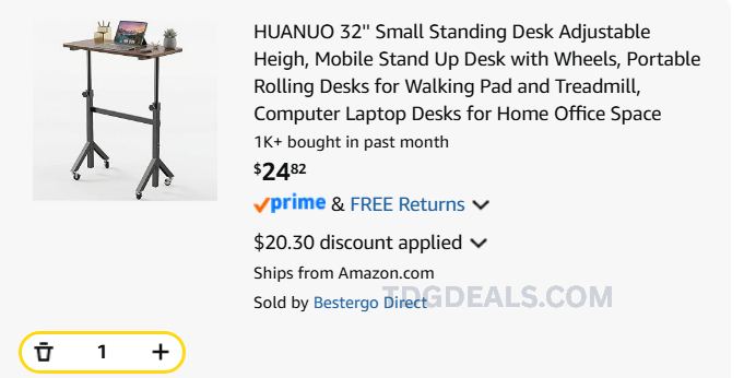 AMAZON STANDING DESK DEAL 🖥️