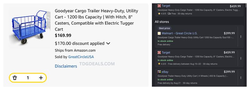 50% OFF GOODYEAR CARGO TRAILER 🚨