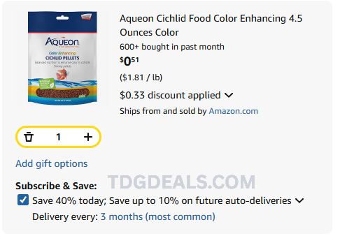 UNDER $1 FISH FOOD DEAL 💥