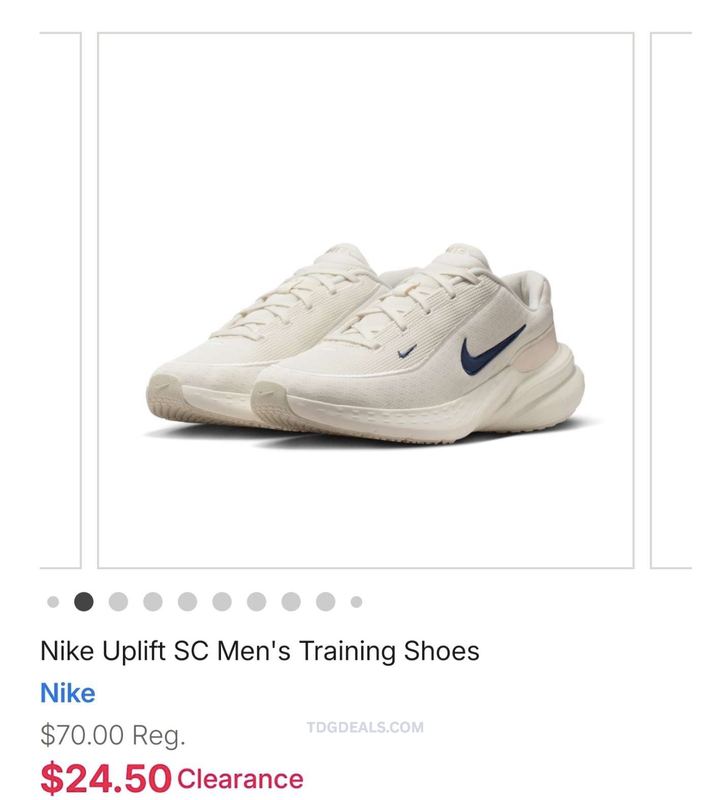 Nike Uplift SC Men's Training Shoes on clearance for just $24.50 at Kohl's.