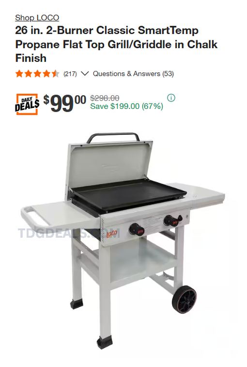 LOCO SMARTTEMP GRIDDLE FOR $99 🍔