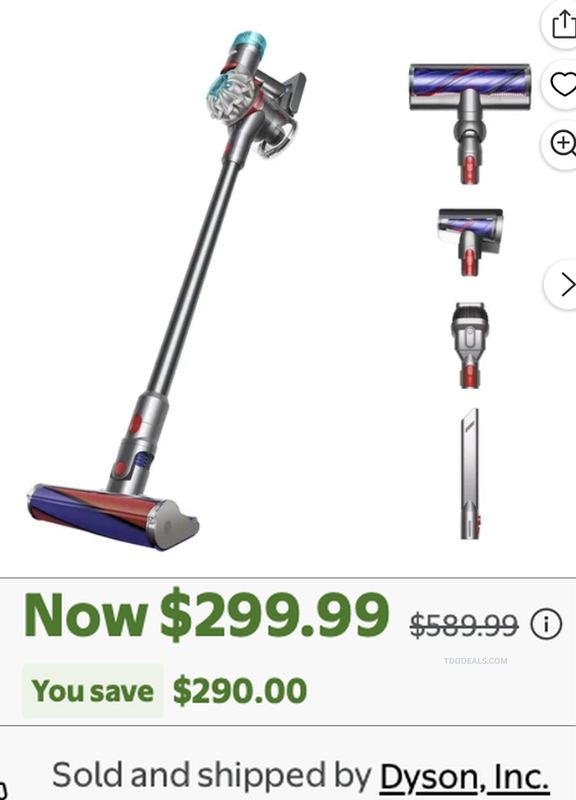 NEW - DYSON V8 ABSOLUTE CORDLESS VACUUM FOR $299.99