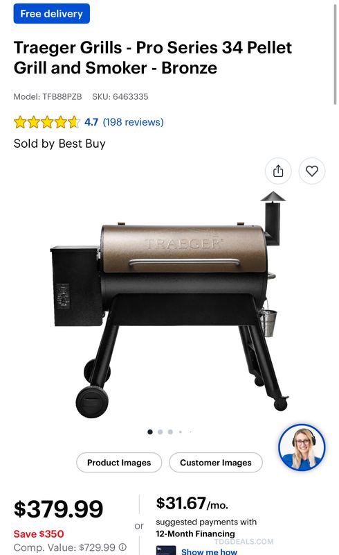 TRAEGER PELLET GRILL DEAL