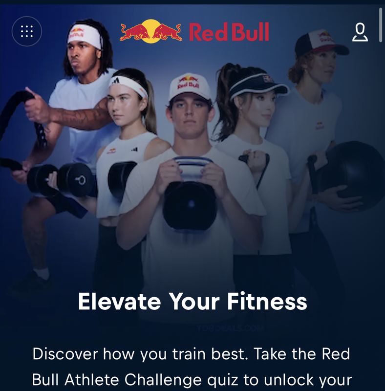 TAKE THE QUIZ FOR A FREE RED BULL