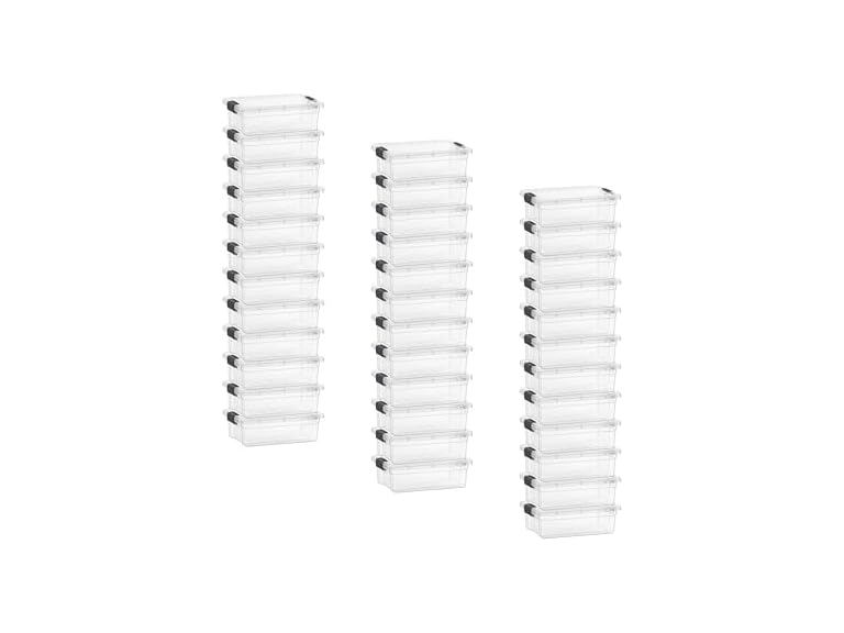 Superio Clear Storage Box  2.3 Quart 36 Pack