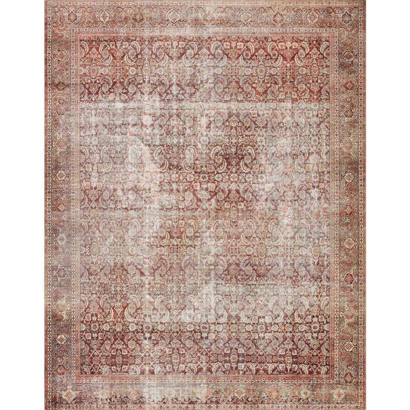 LOLOI II - Layla Cinnamon/Sage 2 ft. 6 in. x 12 ft. Bohemian Runner