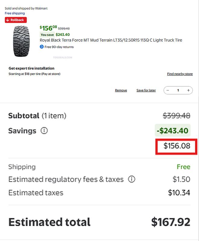 🚨 MUD TIRE DEAL! 🛞
