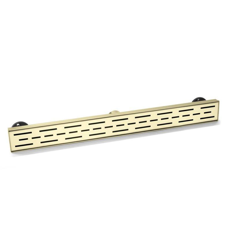 BWE - 32 in. Linear Shower Drain in Brushed Gold