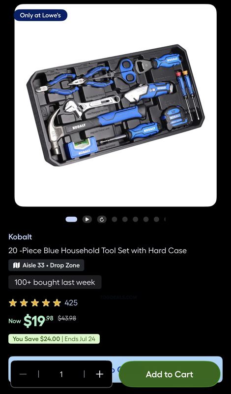 🛠️ Lowe's Deal