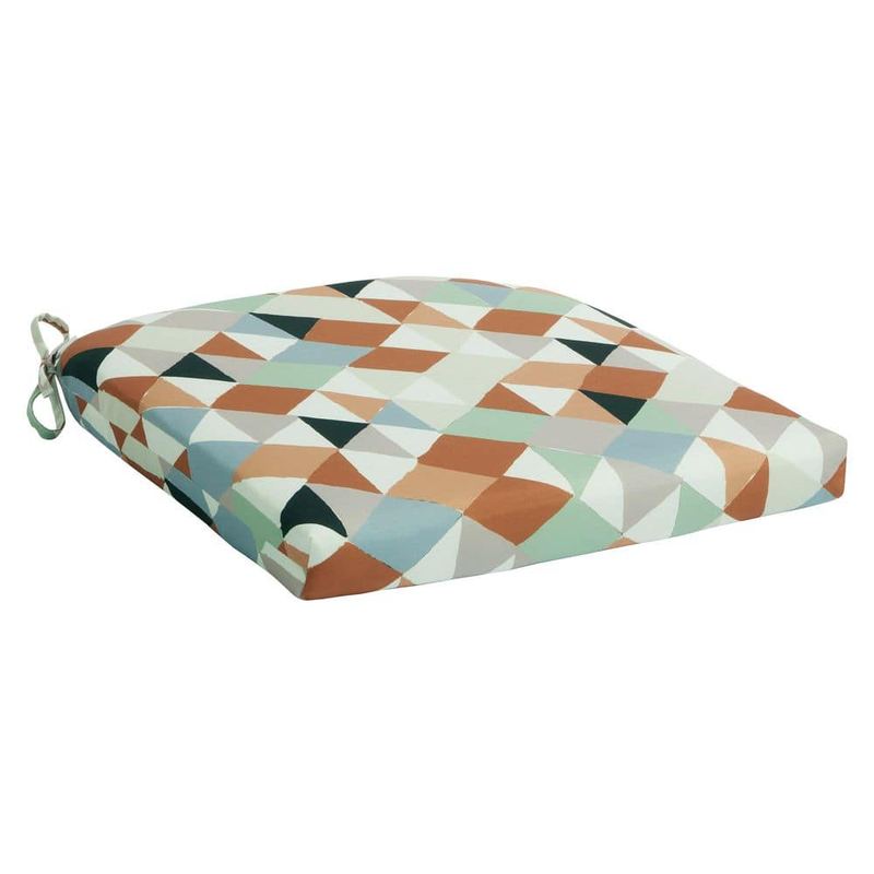 Hampton Bay - 20 in. W x 20 in. D Universal Outdoor Seat Pad in Desert Geo