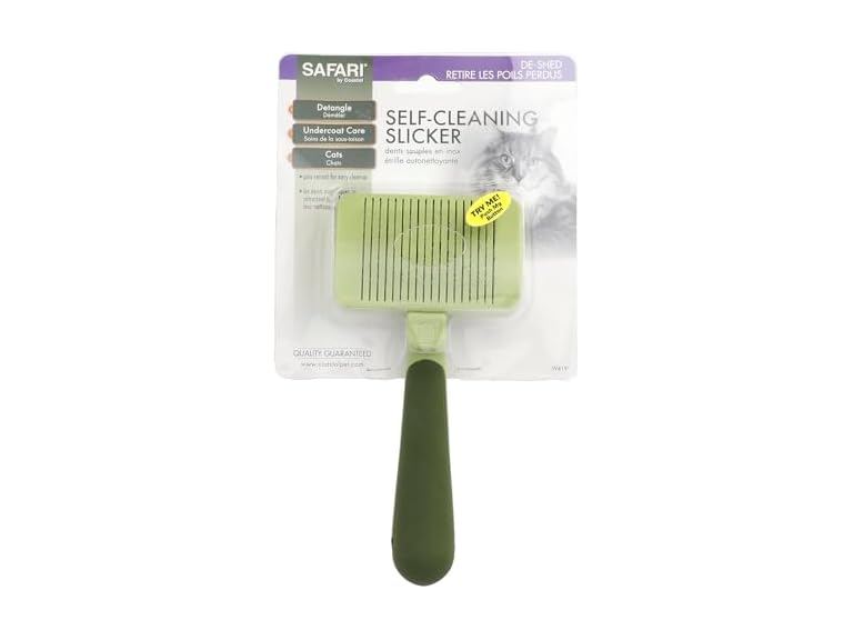 Coastal Pet Safari Self-Cleaning Slicker Brus