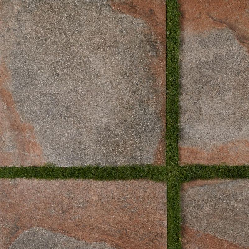 Ivy Hill Tile - Dominion Iron Gray 23.62 in. x 23.62 in. Matte Limestone Look Porcelain Paver Tile (7.74 sq. ft./Case)