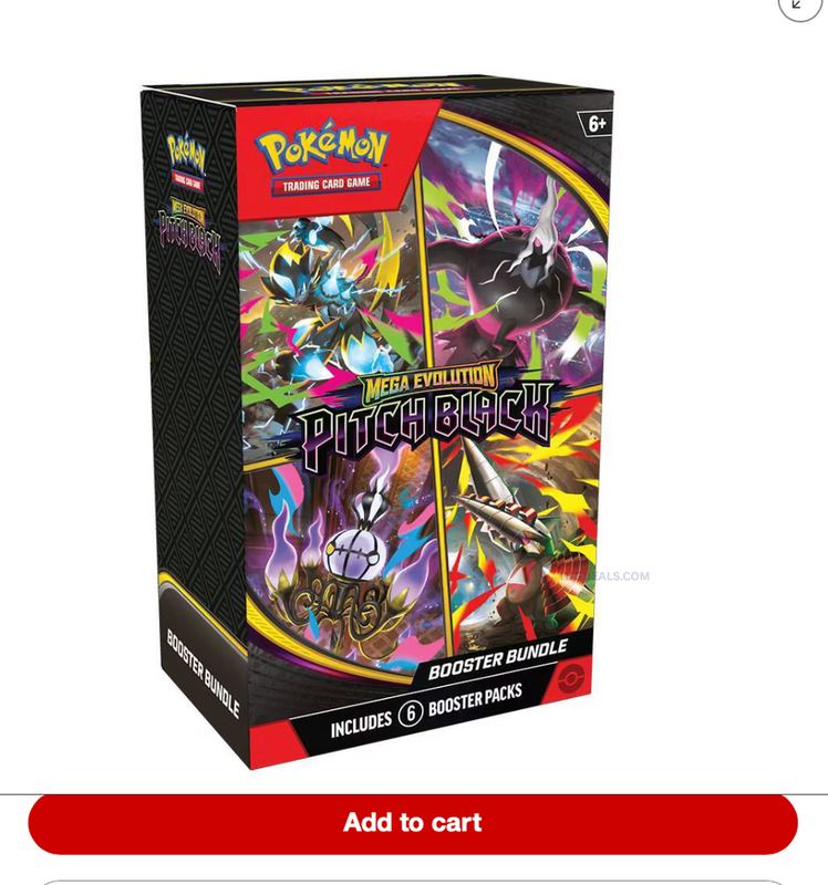 POKEMON TCG MEGA EVOLUTION PITCH BLACK BOOSTER BUNDLE, $31.99 🚨