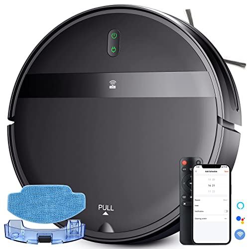 Kilgone Robot Vacuum and Mop Combo, Ultra Slim 2.8, Smart 3D Obstacle Avoidance, Tangle-Free Robotic Vacuum Cleaner for Pet Hair, Hard Floor & Carpet, App/Alexa/Google Control