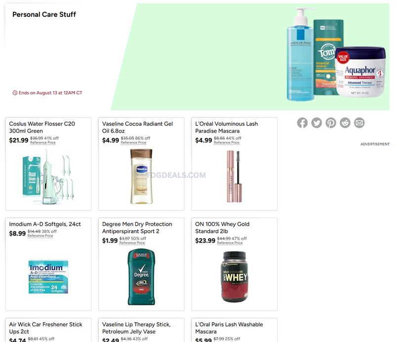WOOT PERSONAL CARE SALE — FROM $1.99