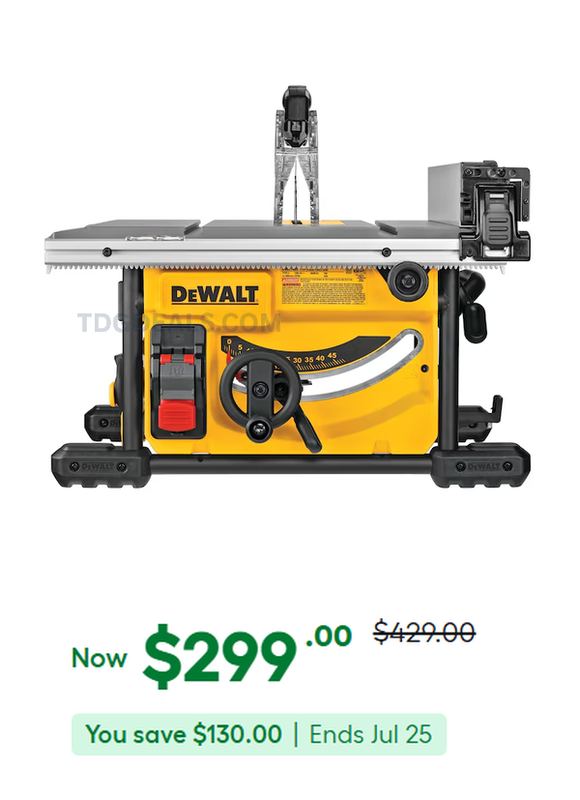 PRO-GRADE TABLE SAW FOR $299 👀