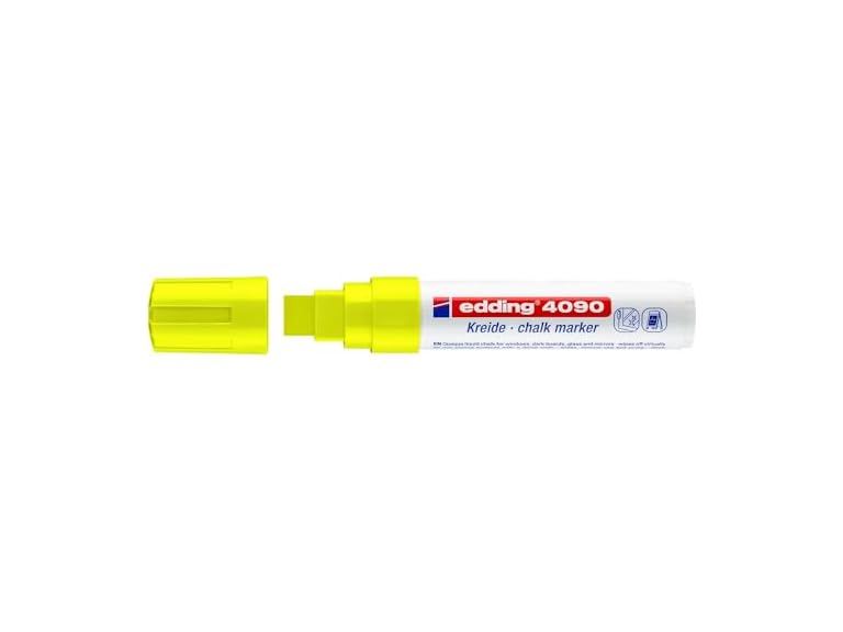 edding 4090 Chalk Marker - neon-Yellow - 5 Pens