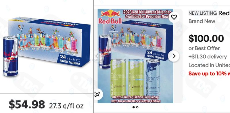 2026 RED BULL ADVENT CALENDAR  DROPPED 🚨