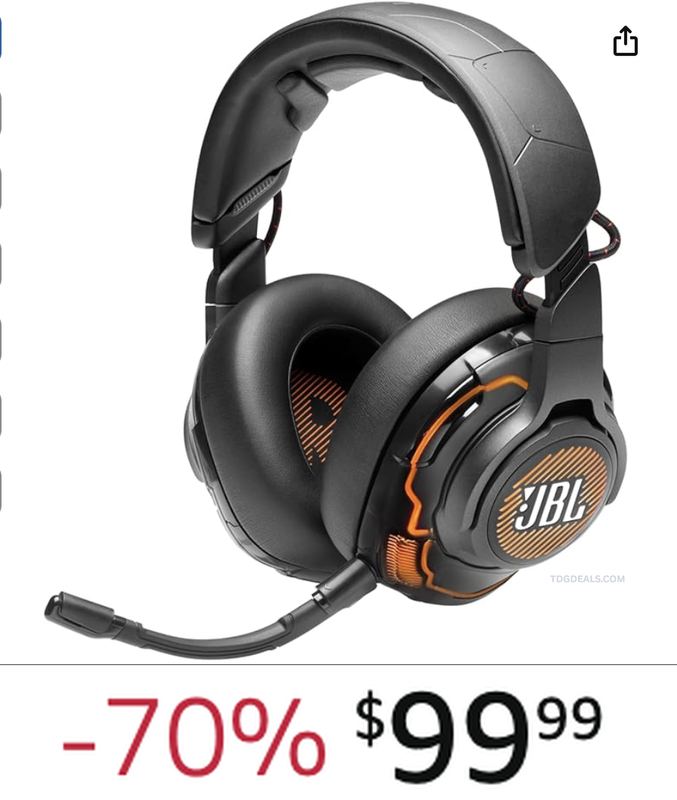 🚨 70% OFF JBL QUANTUM ONE GAMING HEADSET NOW $99.99