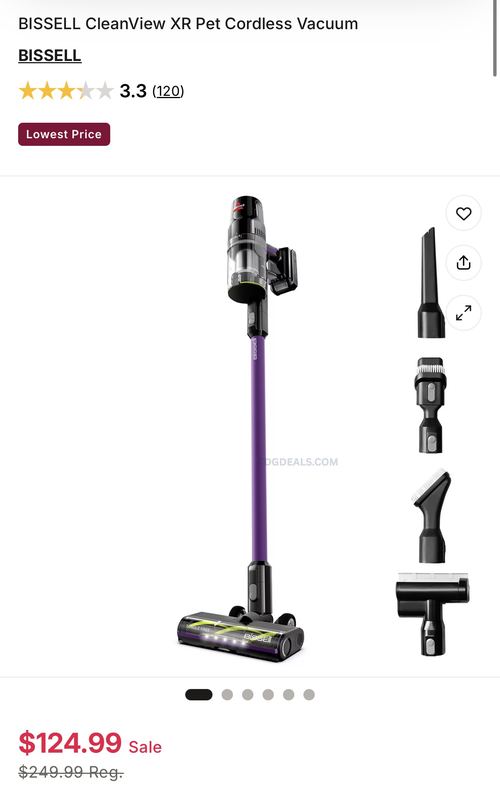 🔥 50% OFF BISSELL PET CORDLESS VACUUM!