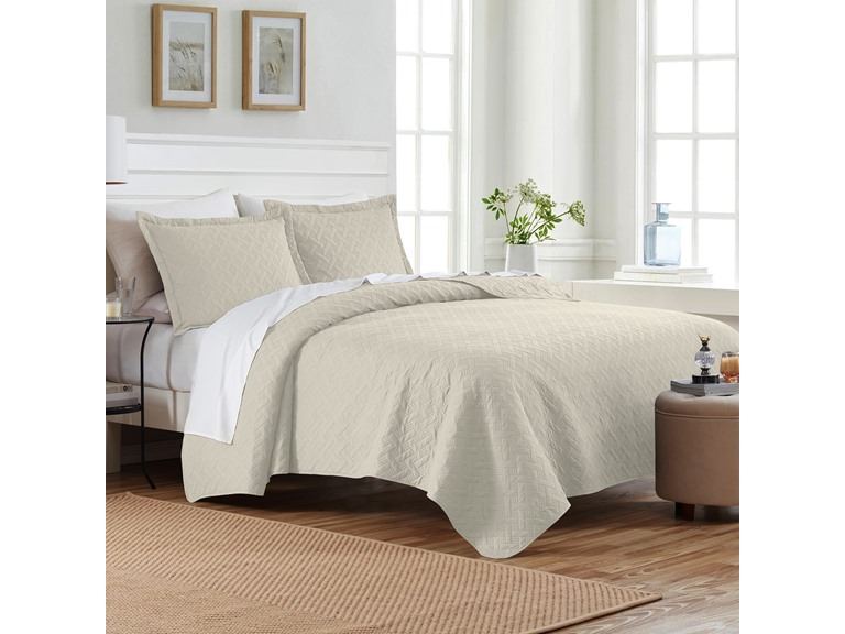 75% OFF: 3 Piece Basket Pinsonic Quilt Set