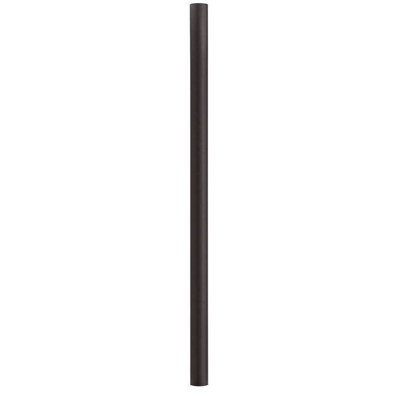 SOLUS - 10 ft. Bronze Outdoor Direct Burial Aluminum Lamp Post fits Most Standard 3 in. Post Top Fixtures Includes Inlet Hole