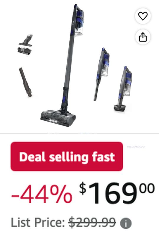 $299.99 NOW $169 Shark Pet Cordless Stick Vacuum