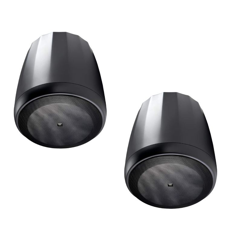 JBL - Control C67P/T 6.5" 150W 8 Ohm and 70V/100V Full-Range Pendant Speaker-Pair - Black